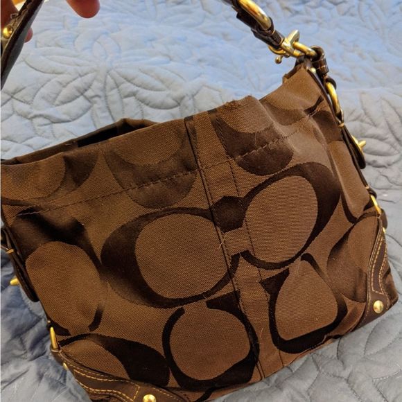 Coach Brown Shoulder Bag - Picture 2 of 5